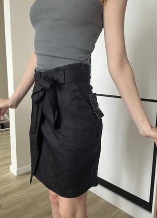 Льняная юбка zara