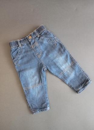 Утеплені джинсові штани george1 фото
