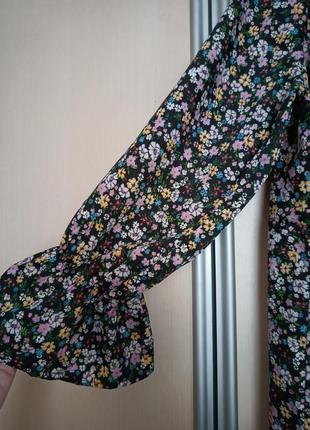 Блузка у квіточки великого розміру5 фото
