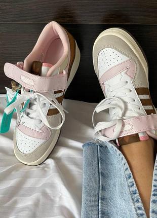 Кросівки adidas forum low  chocolate to my strawberry