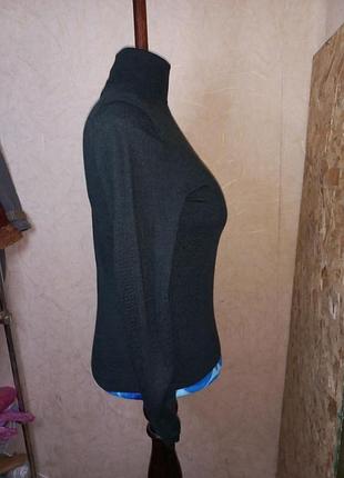 Шерстяная водолазка тонкой вязки hascett коллекций 2022 года в размере l4 фото