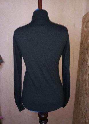 Шерстяная водолазка тонкой вязки hascett коллекций 2022 года в размере l3 фото