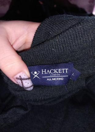 Шерстяная водолазка тонкой вязки hascett коллекций 2022 года в размере l5 фото