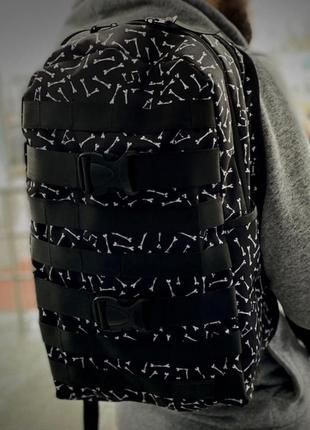 Рюкзак fazan цвет комбинированный черно- белый