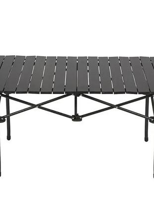 Стол прямоугольный складной для пикника в чехле 95x57x50 см туристический раскладной стол черный2 фото