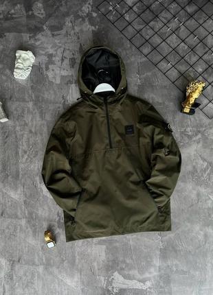 Плащевка анорак stone island olive.3 фото