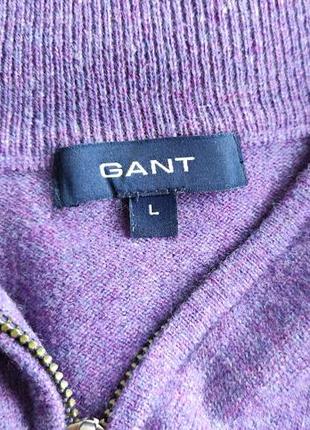 ♥️1+1=3♥️ gant теплый шерстяной свитер с молнией ⅓6 фото