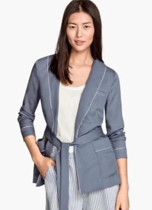 Жакет блейзер кардиган в піжаиному стилі кимоно h&m conscious