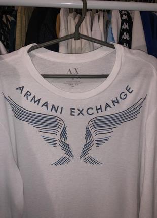 Свитшот лонгслив armani exchange, m-размер, оригинал, состояние идеал4 фото