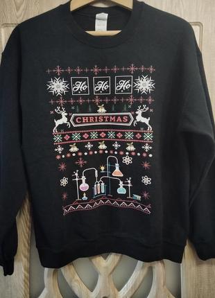 Светр christmas 🎄🎁 , ho ho ho, резьбовое ура ура ура