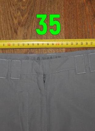 Жіночі трекінгові штани шорти 2 в 1 сірі mammut xs4 фото