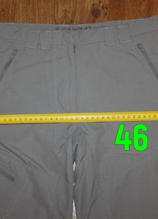 Женские трекинговые штаны шорты 2в 1 серые mammut xs5 фото