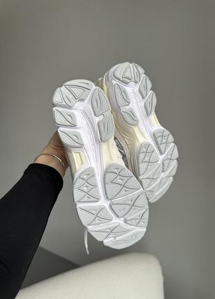 Жіночі замшеві кросівки asics gel-nyc beige/grey5 фото