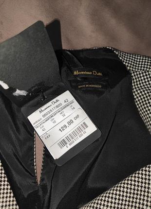 Плаття massimo dutti houndstooth cotton dress
оригінал7 фото