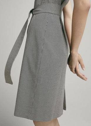 Плаття massimo dutti houndstooth cotton dress
оригінал5 фото