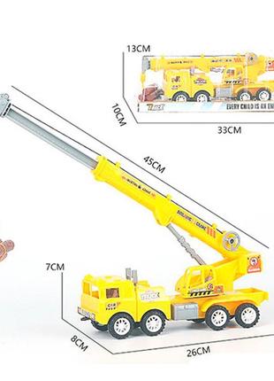 Игрушка стройтехника кран с подвижным ковшом 998-58