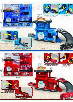 Гараж игрушечный с машинками 660-s35-36