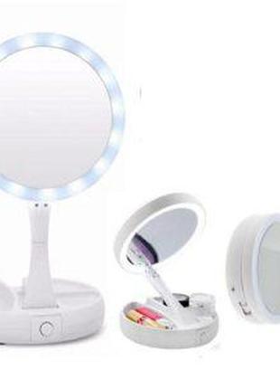 Дзеркало для макіяжу з led-підсвічуванням "myfoldaway" 16*285см r86662