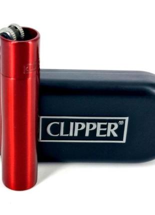 Зажигалка clipper металл  подарочная