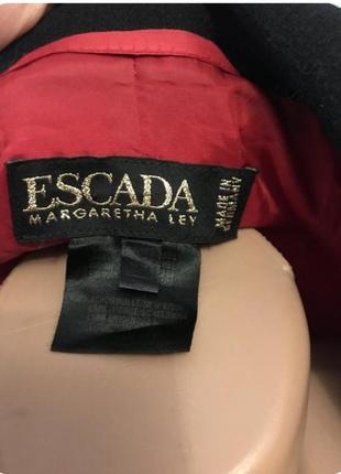 Шикарный оригинальный шерстяной жакет пиджак escada7 фото