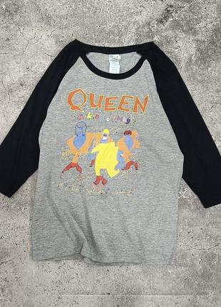 Queen a kind of magic жіночий 3/4 лонгслів квін рок мерч rock merch