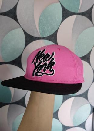 Кепка no fear new york рожева нью-йорк