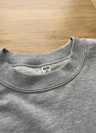 Базовий сірий світшот від uniqlo5 фото