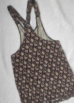 Легкий хлопковый комбинезон с цветочным принтом от ged london