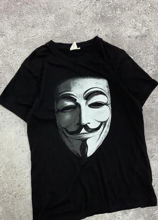 Vendetta футболка маска в значит вендетта фильм мерч2 фото