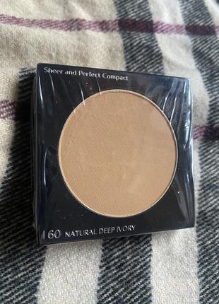 Пудра shiseido - № i60 natural deep ivory sheer and perfect compact2 фото