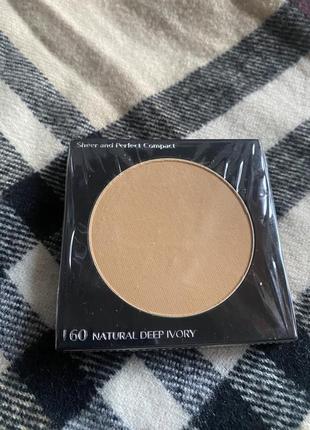 Пудра shiseido - № i60 natural deep ivory sheer and perfect compact