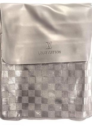 Мужская сумка-планшет через плечо louis vuitton 9981 чёрная1 фото