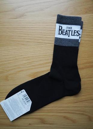Шкарпетки чоловічі calzedonia чорні високі, the beatles1 фото