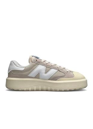 Кросівки new balance ct302 бежеві з білим