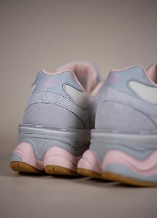 Жіночі кросівки new balance 9060 grey pink1 фото