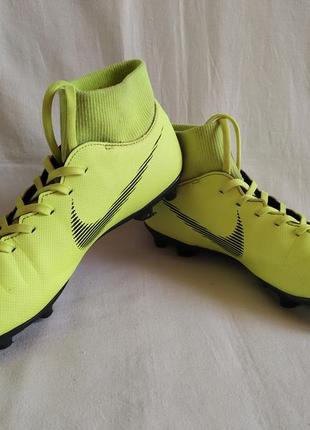 Бутсы nike mercurial superfly 6 club mg ah7363-701 размер eur-40 26 см