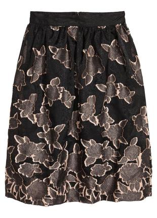 Шикарная красивая юбка-миди органза3 фото