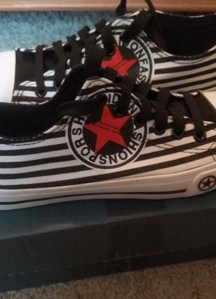 Кеды в стиле converse all star 37 38 размер 24 см конверсы