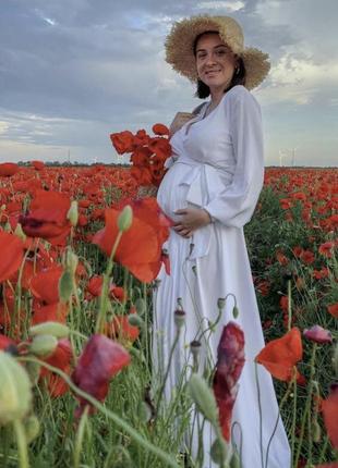 Весильное платье белое длинное, белое вечернее платье, платье на роспись, нарядное...