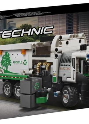 Конструктор мусоровоз mack® lr electric lego 42167