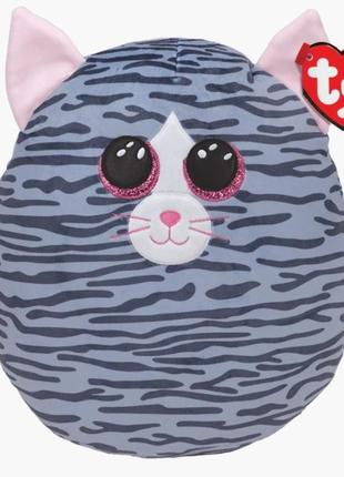 Детская игрушка мягконабивная ty squish-a-boos 39190 котенок "kiki" 40 см