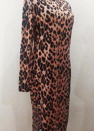 Лёгкое леопардовое платье1 фото