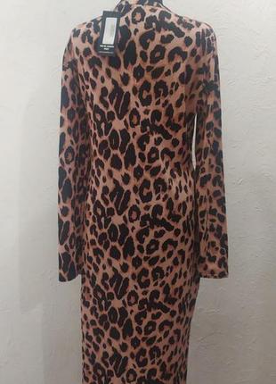 Лёгкое леопардовое платье2 фото