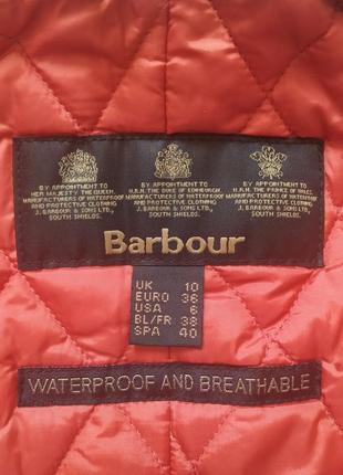 Женская куртка "barbour" оригинал размер euro-36 uk-10 (s) идеальная!!!5 фото