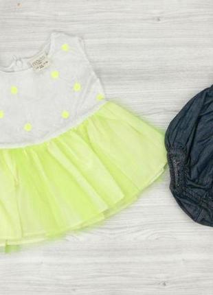 Літній комплект для дівчинки 1042