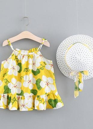 Комплект на літо для дівчинки 3417