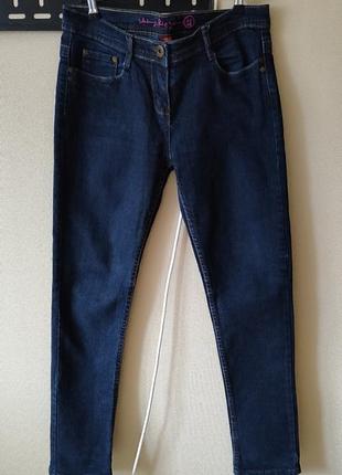 Зауженные синие джинсы denim co 3