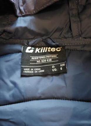 Весенняя длинная куртка killtec 128 см 7-8 лет2 фото