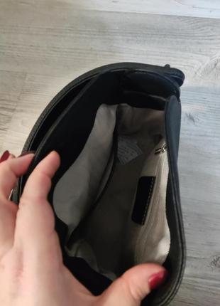 Шкіряна сумка з широкою ручкою кросбоді крос-боді6 фото