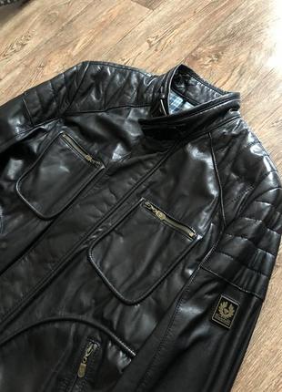 Кожаная куртка премиум belstaff xl оригинал5 фото